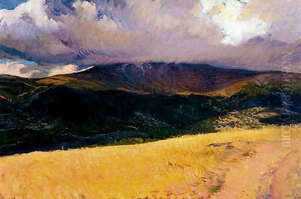 Storm on Peñalara, Segovia - view 1