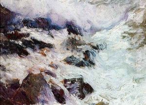 Sea and rocks (Javéa) by Joaquin Sorolla Y Bastida