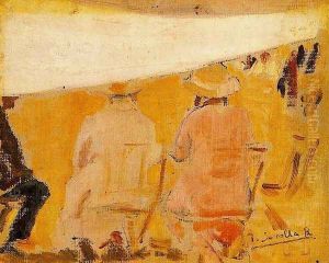 Beach of San Sebastian by Joaquin Sorolla Y Bastida