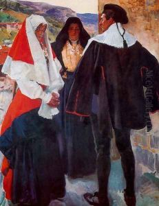 Types of the Roncal by Joaquin Sorolla Y Bastida