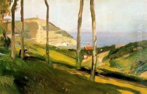 Landcape of San Sebastian by Joaquin Sorolla Y Bastida