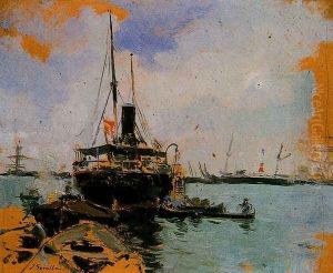 Landscape by Joaquin Sorolla Y Bastida
