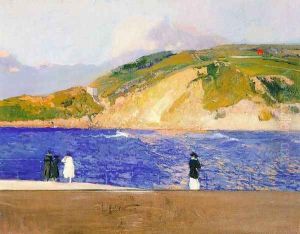 Mount Ullía, San Sebastian by Joaquin Sorolla Y Bastida