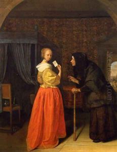 Bathsheba Receiving David's Letter by Jan Steen