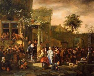 A Village Wedding by Jan Steen