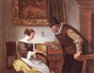 The Harpsichord Lesson c. 1660 by Jan Steen
