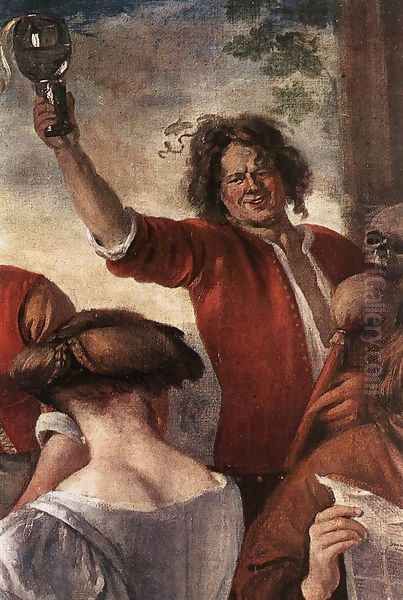 A Merry Party (detail-2) c. 1660 - view 1