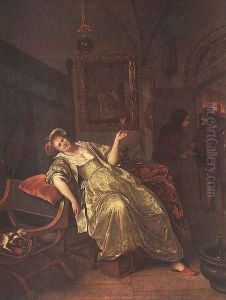Arrival of a Visitor by Jan Steen