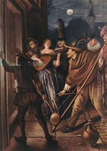 Nocturnal Serenade c. 1675 by Jan Steen