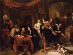 The Wedding of Tobias and Sarah by Jan Steen