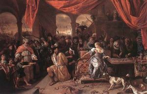 Samson and Delilah 1667-70 by Jan Steen
