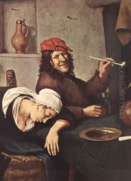 The Drinker (detail) c. 1660 - view 1