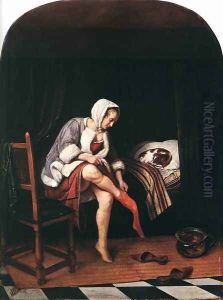 The Morning Toilet c. 1665 by Jan Steen
