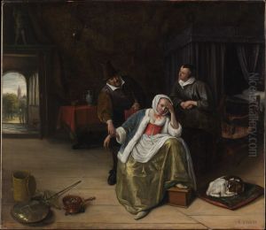 The Lovesick Maiden ca 1660 by Jan Steen