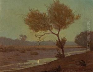 A Crescent Moon by Granville Redmond