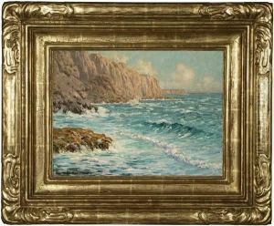 Cliffs At Catalina by Granville Redmond