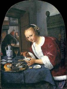 The Oyster-eater by Jan Steen