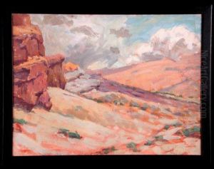 Stormy Desert Landscape