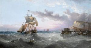 Shipping Off Speeton Cliffs
