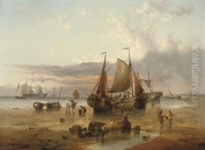 On The Dutch Coast Off Texel Island