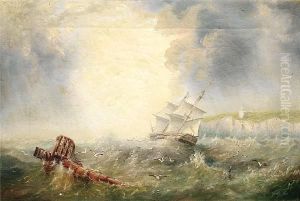 Running Up The Coast In Heavy Seas by Henry Redmore