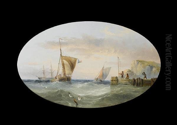 Running Into Harbour On The Full Tide; A Calmday On The Scheldt - view 1