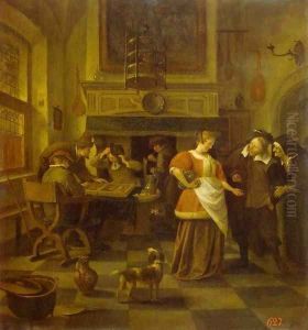 Tavern Scene by Jan Steen