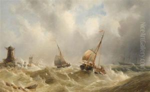 Vessels Offshore In A Swell Vessels Offshore In A Swell