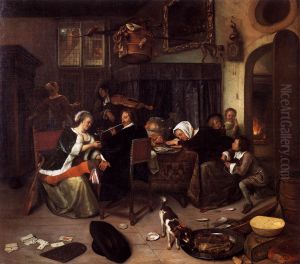The Dissolute Household by Jan Steen