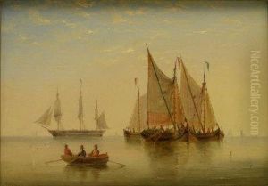 'shipping Becalmed by Henry Redmore