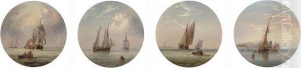Fishing Barges In Crowded Waters - view 1