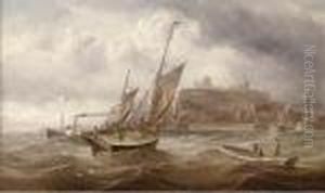 Running Into Whitby On The Tide by Henry Redmore