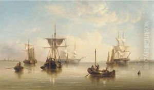 A Peaceful Anchorage On The East Coast by Henry Redmore