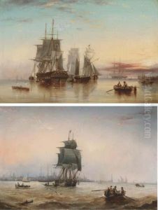 Shipping On The Humber by Henry Redmore