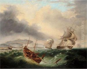 Shipping Off Dover by Henry Redmore