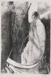Et Un Autre Ange Sortit Du Temple Qui Est Au Ciel by Odilon Redon