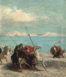 Croises Pres De La Mer by Odilon Redon