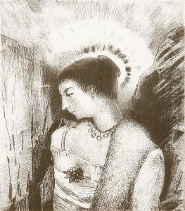 Voici La Bonne-d ese by Odilon Redon