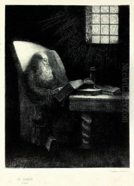 Le Liseur (rodolphe Bresdin) - view 1