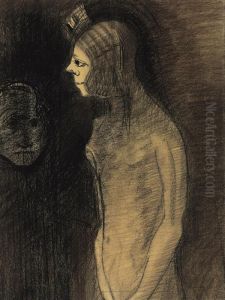 L'apparition by Odilon Redon
