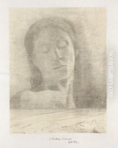 Yeux Clos by Odilon Redon