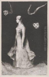 Hantise by Odilon Redon