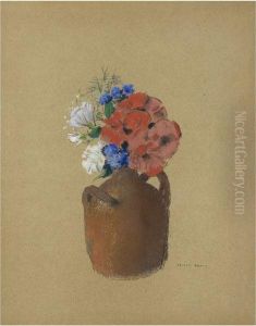Le Petit Bouquet Tricolore by Odilon Redon