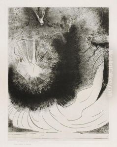 Et Il Tomba Duciel Une Grande Etoile Ardente by Odilon Redon