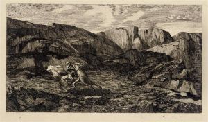 La Peur by Odilon Redon