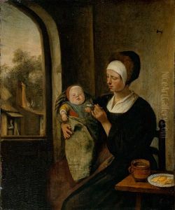 Mother And Child by Jan Steen