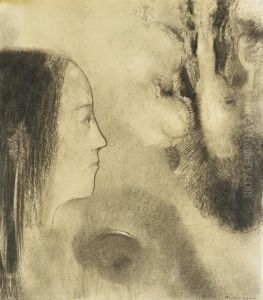 Profil Feminin by Odilon Redon