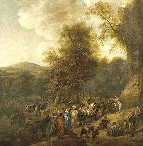 Saint John the Baptist preaching in the Wilderness by Jan Steen