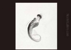 Pl.3 From "planches D'essai" by Odilon Redon