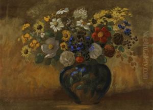 Flowers by Odilon Redon